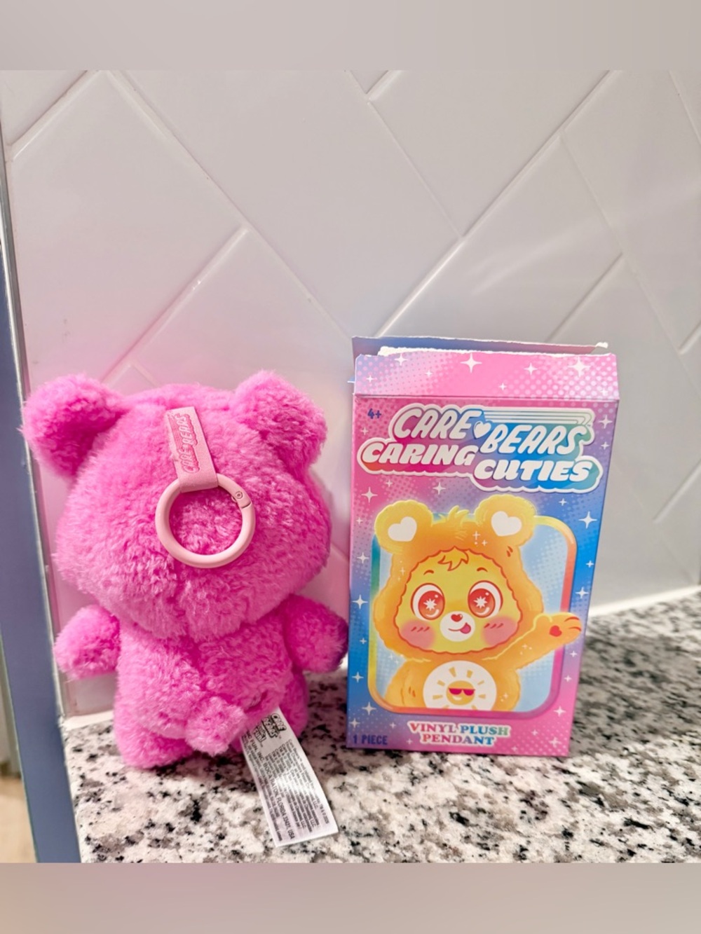 Care Bears Caring Cuties Series Blind Box-Pink Care Bear - Picture 2 of 2